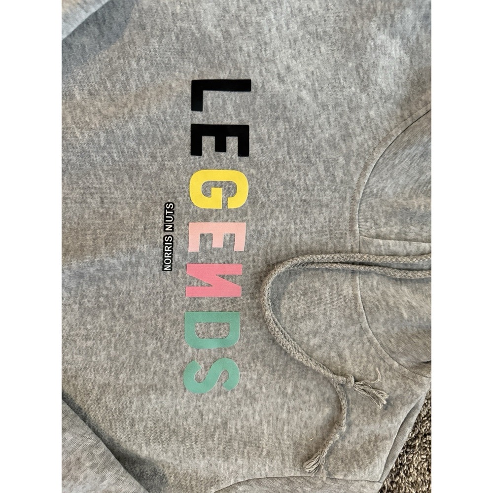 Norris‎ Nuts Legends Hoodie XS Ladies Gray Authentic - Picture 3 of 4